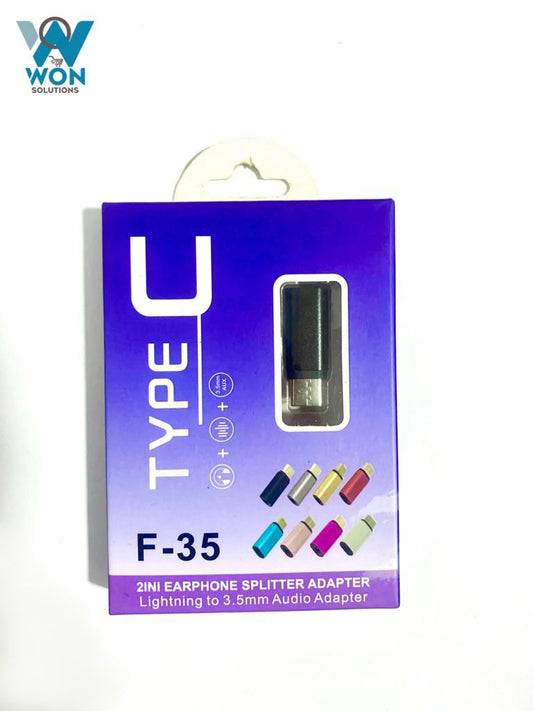 F-35 USB-C to 3.5mm Headphone Jack Adapter