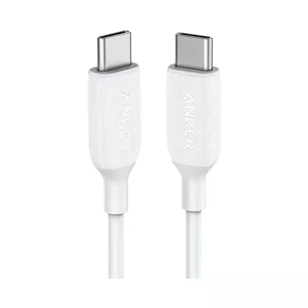 Anker PowerLine III USB-C to USB-C Cable 3ft/0.9m A8852H21 – White