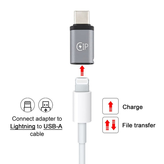 C&Q-111 Lightning female to Type-C adapter converter