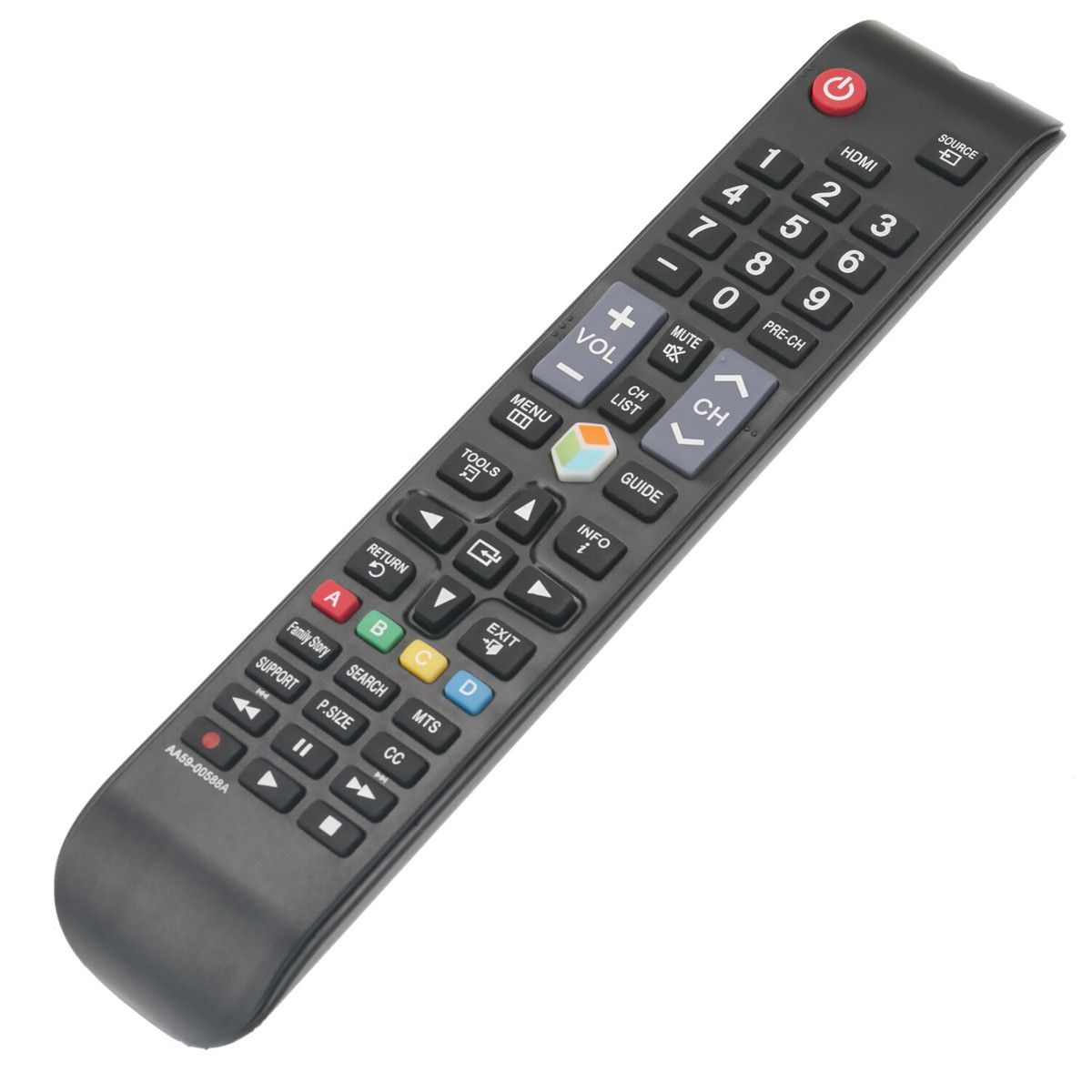 Samsung AA59-00580A replacement infrared remote control for Samsung Smart LED HDTVs