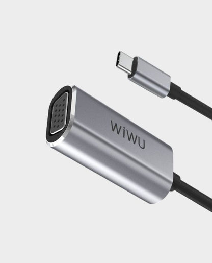 WiWU Alpha Type-C to VGA Converter - Gray