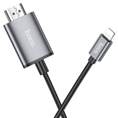 HOCO. LIGHTNING TO HDMI CABLE (L=2M) - GRAY