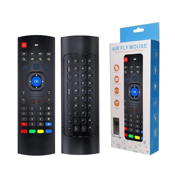 AIR MOUSE Wireless air fly mouse with a remote control and keyboard functionality