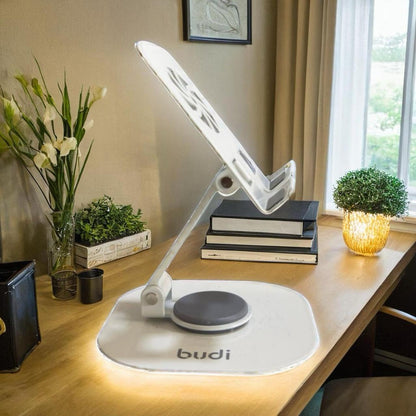 BUDI Foldable Mobile Phone Holder – 360 Adjustable Stand for Desk, Travel & Bedside Use | Universal Fit for All Smartphones