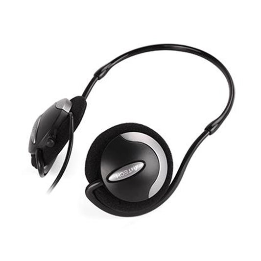 A4TECH HS-24 (Back Neck) Comfortfit Stereo Headphone Mic in Line - Black