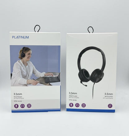 Platinum Vital Series On Ear Wired Headphones