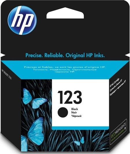 HP 123 Black Original Ink Cartridge | F6V17AE