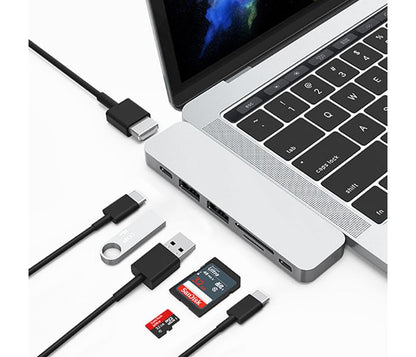 Wiwu T08G USB Type-C 7 In 1 Hub Aluminum Case