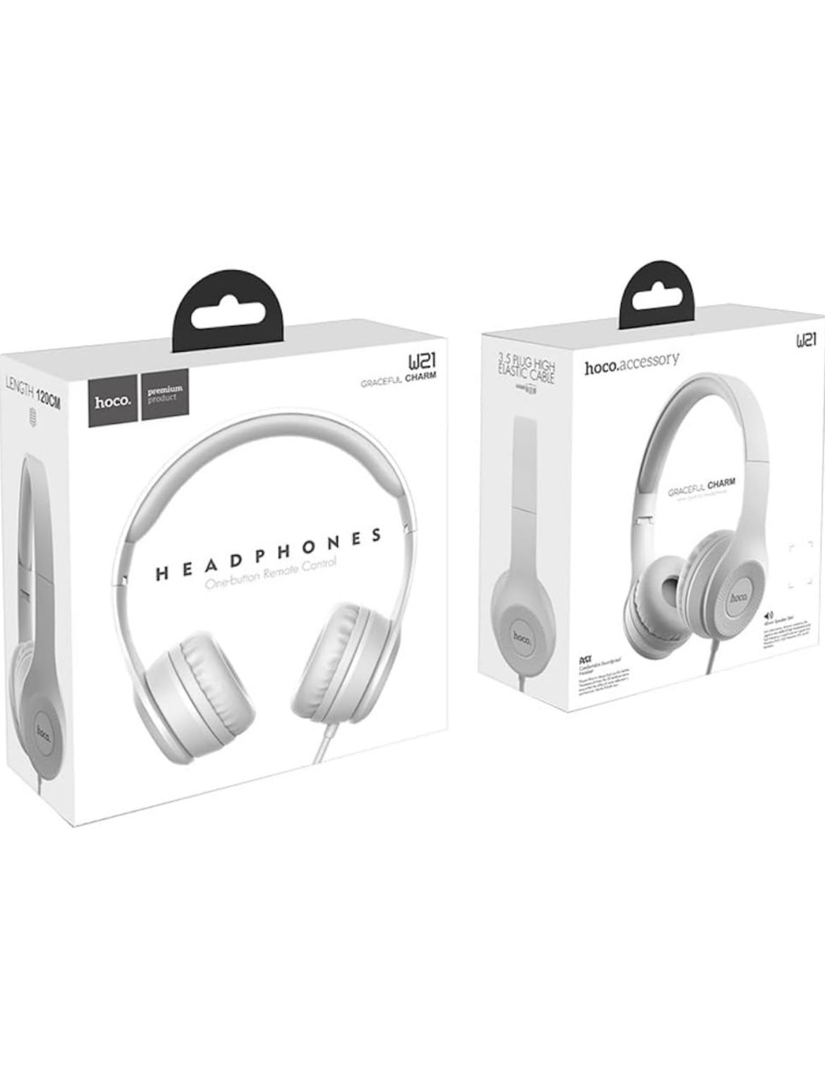 Hoco W21 Graceful Charm is a wired headset