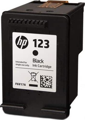 HP 123 Black Original Ink Cartridge | F6V17AE