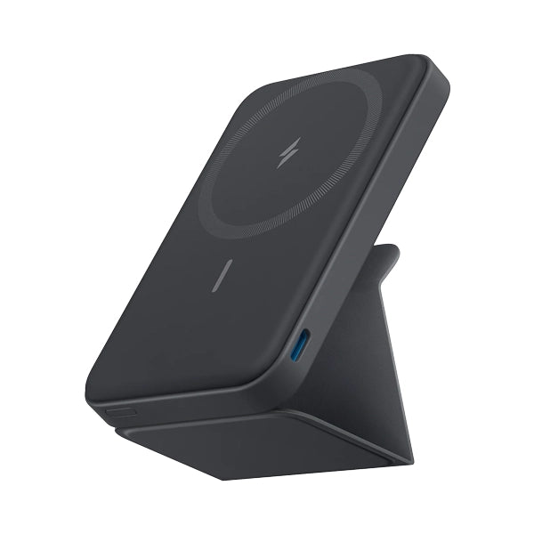 Anker 622 MagGo 5000mah Power Bank  USB-C And Magnetic Charging  7.5W  Foldable Stand  A1614H13 - Black