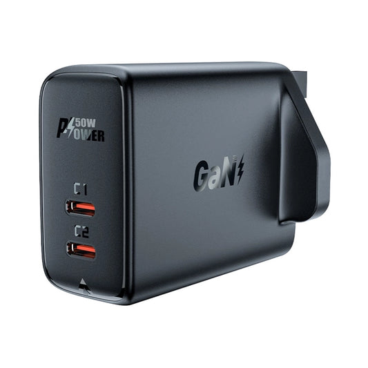 Acefast Fast Charge Wall Charger A32 GaN PD50W (2xUSB-C) UK