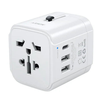 Aukey Minima Travel Mate Universal Adapter with USB ports