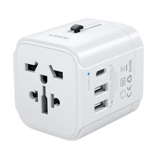 Aukey Minima Travel Mate Universal Adapter with USB ports