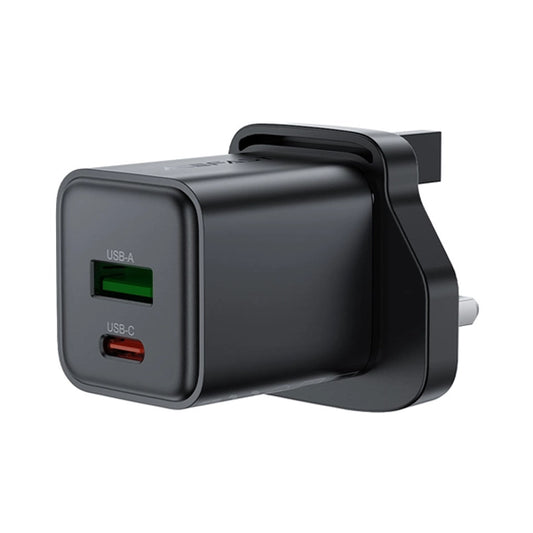 Acefast Fast Charge Wall Charger A127 PD30W GaN (1xUSB-A+1xUSB-C) UK