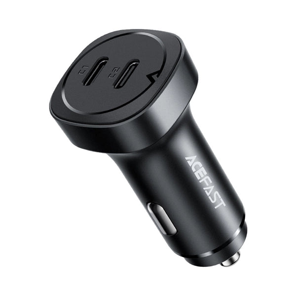 شاحن سيارة Acefast سريع الشحن B2 بقوة 72 واط (2 منفذ USB-C)