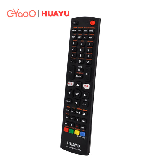 HUAYU RM-L1513 Netflix Button Universal TV Remote Controls for All Smart LED LCD TV