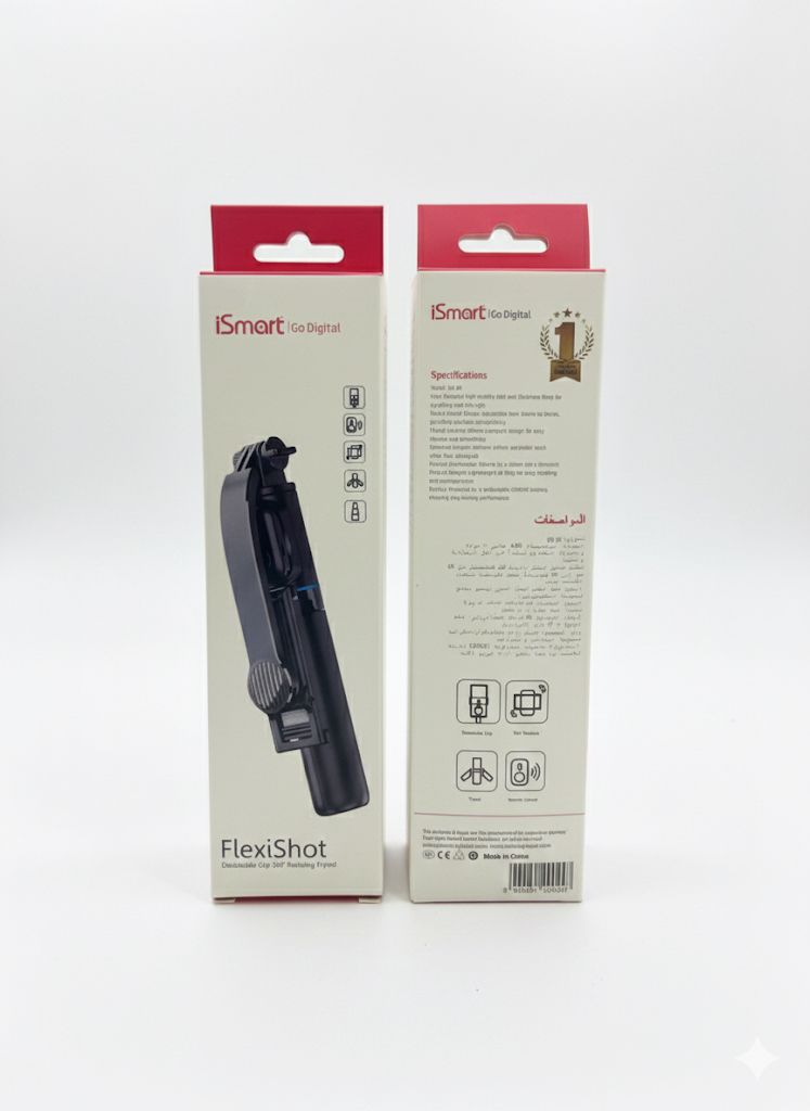 iSmart Go Digital FlexiShot SS-01 detachable clip 360° rotating tripod