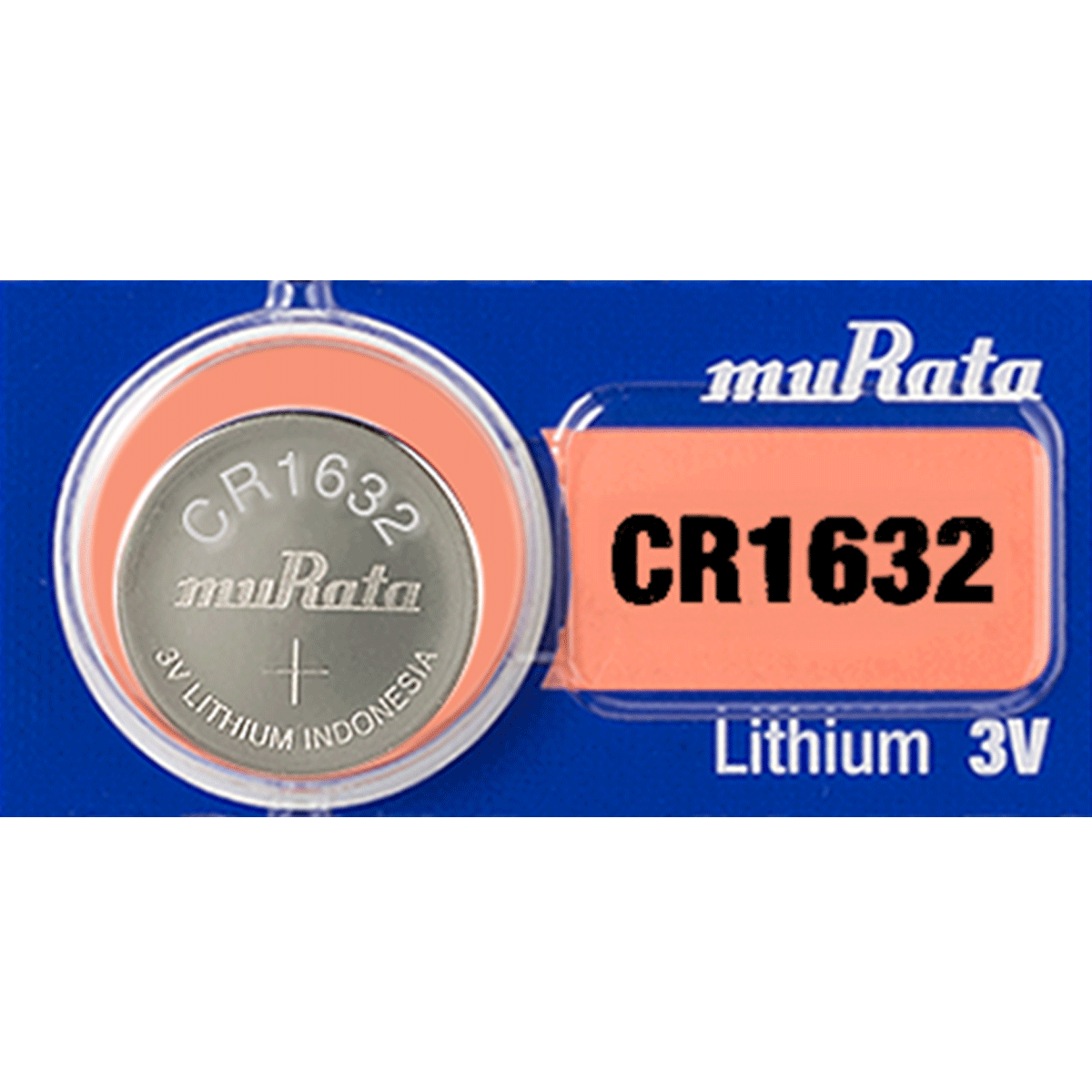 MURATA CR1632 BUTTON BATTERY
