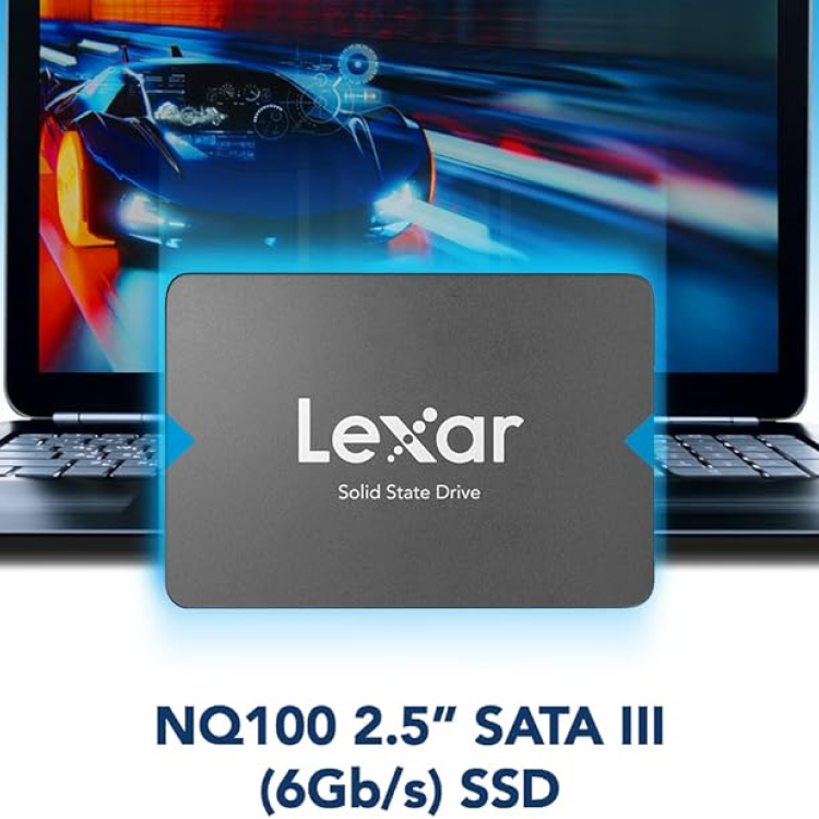 Lexar NS100 2.5” SATA III SSD 256GB – Fast & Reliable Storage
