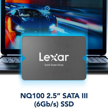 Lexar NS100 2.5” SATA III SSD 256GB – Fast & Reliable Storage