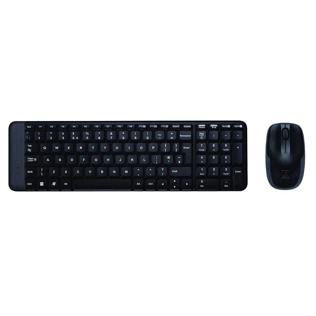 Logitech MK220 Wireless Keyboard & Mouse - English, Black