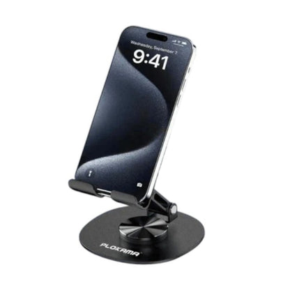 Plokama Dt20 Phone Stand Metal Cell Phone Holder 360 Rotation Iron Cell