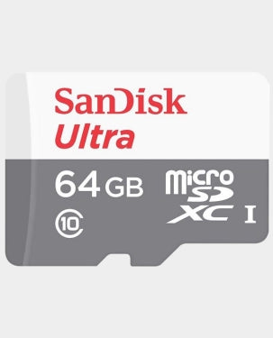 Sandisk Ultra Class 10 microSD Card 64GB