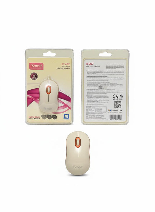 iSmart IC207 Mini Wired USB Optical Mouse