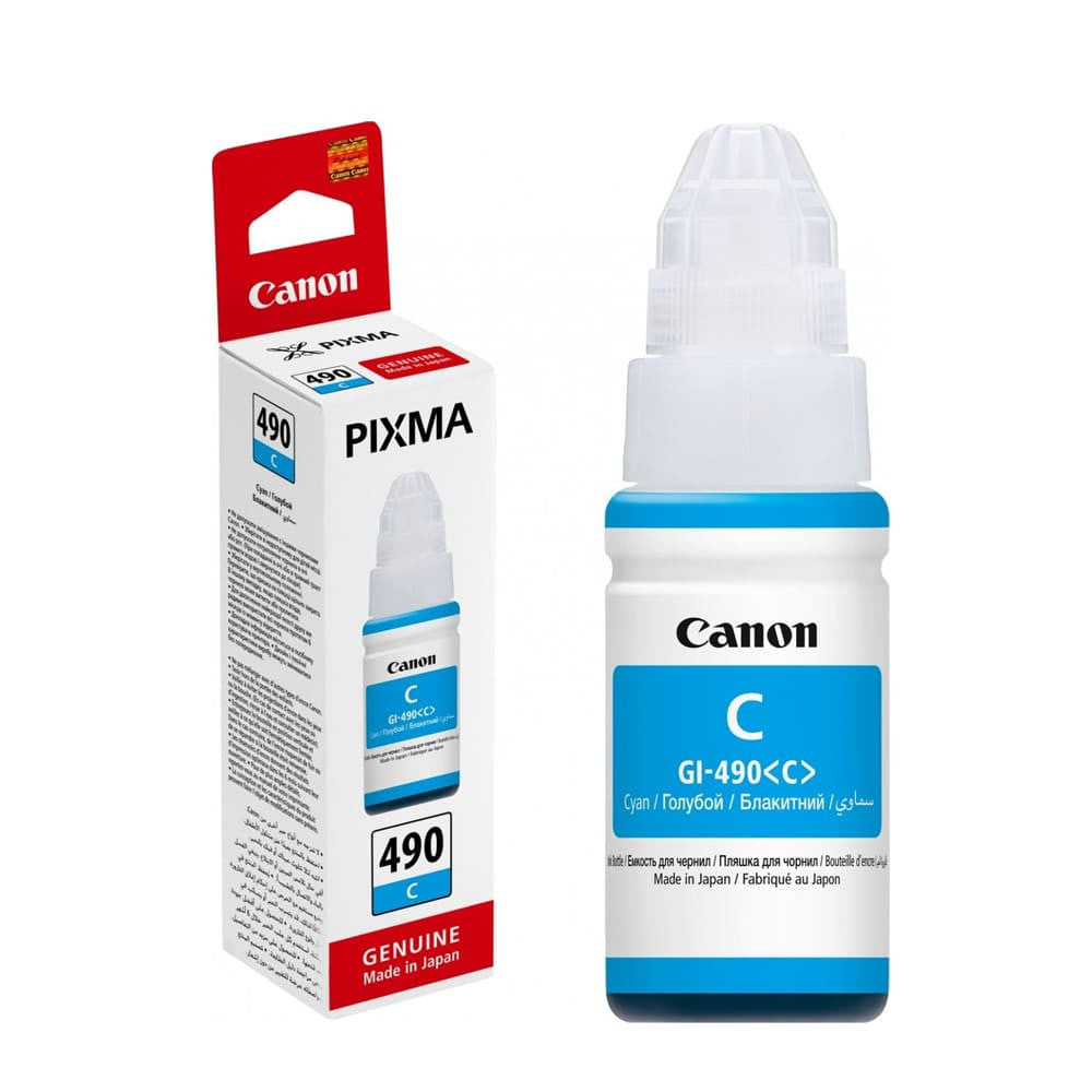 Canon GI-490 Ink Bottle (Cyan)