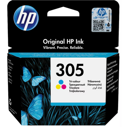 HP ‎‎ 305 Original COLOUR Ink Cartridge , Model : 3YM60AE ABE