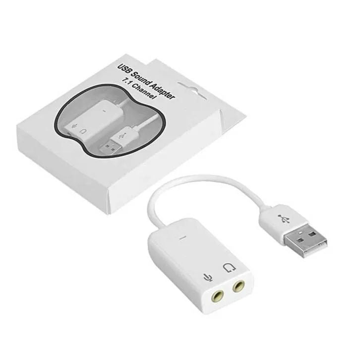 USB 7.1 channel external sound card adapter