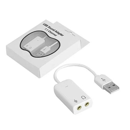 USB 7.1 channel external sound card adapter