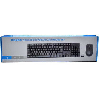 KEYBOARD CS200 WIRELESS KEY AND MOUSE SET