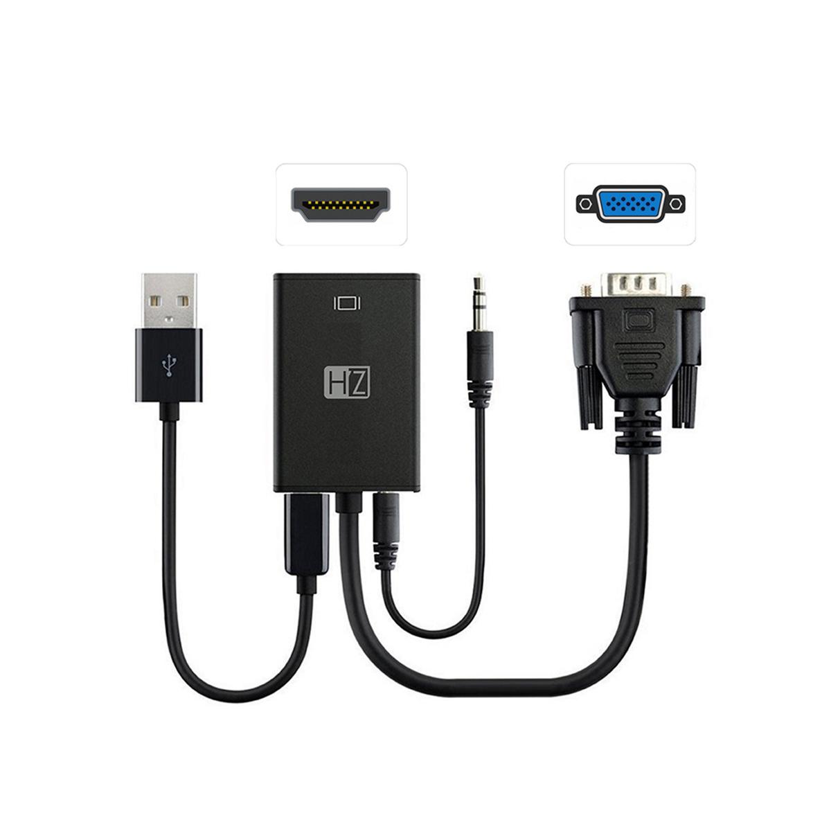 Heatz VGA - HDTV Adapter With Audio ZT21