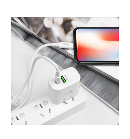 HOCO DC34 PD20W+QC3.0 dual port output fast charger