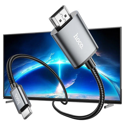 Hoco UA27 USB-C to HDTV HD On-Screen male-to-male cable