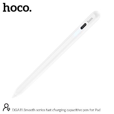 HOCO DGA11 Smooth Series Fast Charging Capacitive Pen for iPad