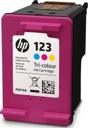 HP 123 Tri-Color Original Ink Cartridge | F6V16AE