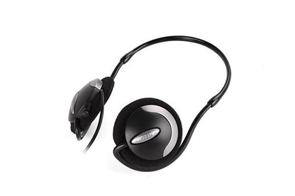 A4TECH HS-24 (Back Neck) Comfortfit Stereo Headphone Mic in Line - Black