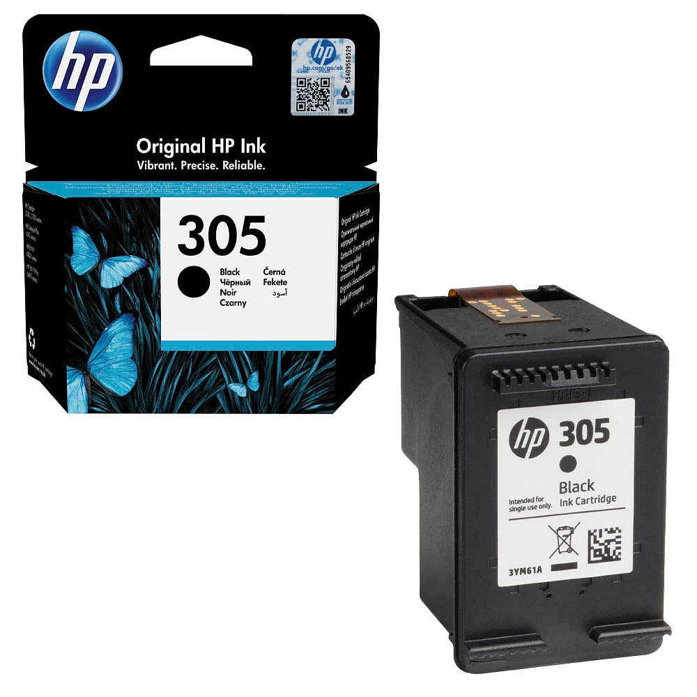 HP 305 Black Original Ink Cartridge(3YM61AE)