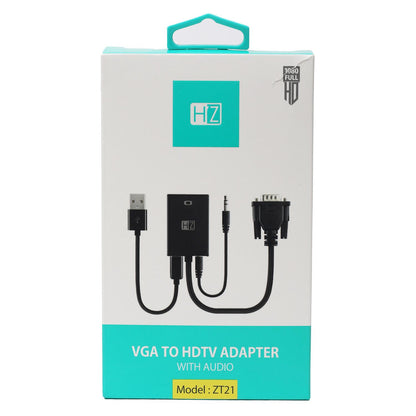 Heatz VGA - HDTV Adapter With Audio ZT21