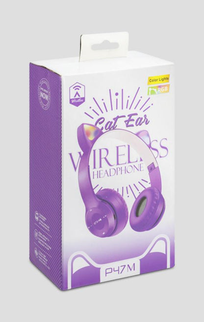 P47M Cat Ear Wireless Cat Ear Headphone