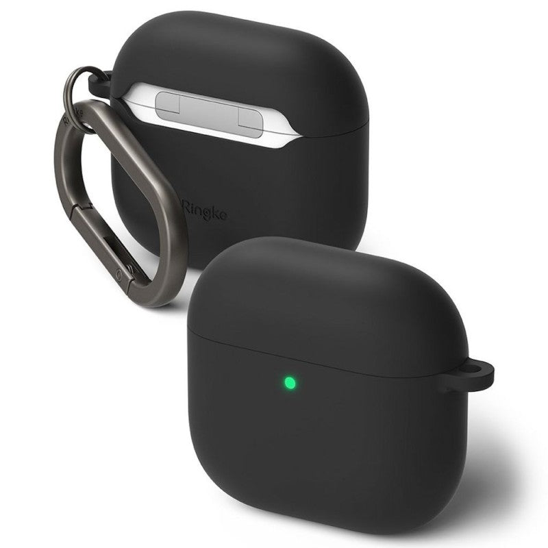 Silicone Case for Apple AirPods 4 - Black