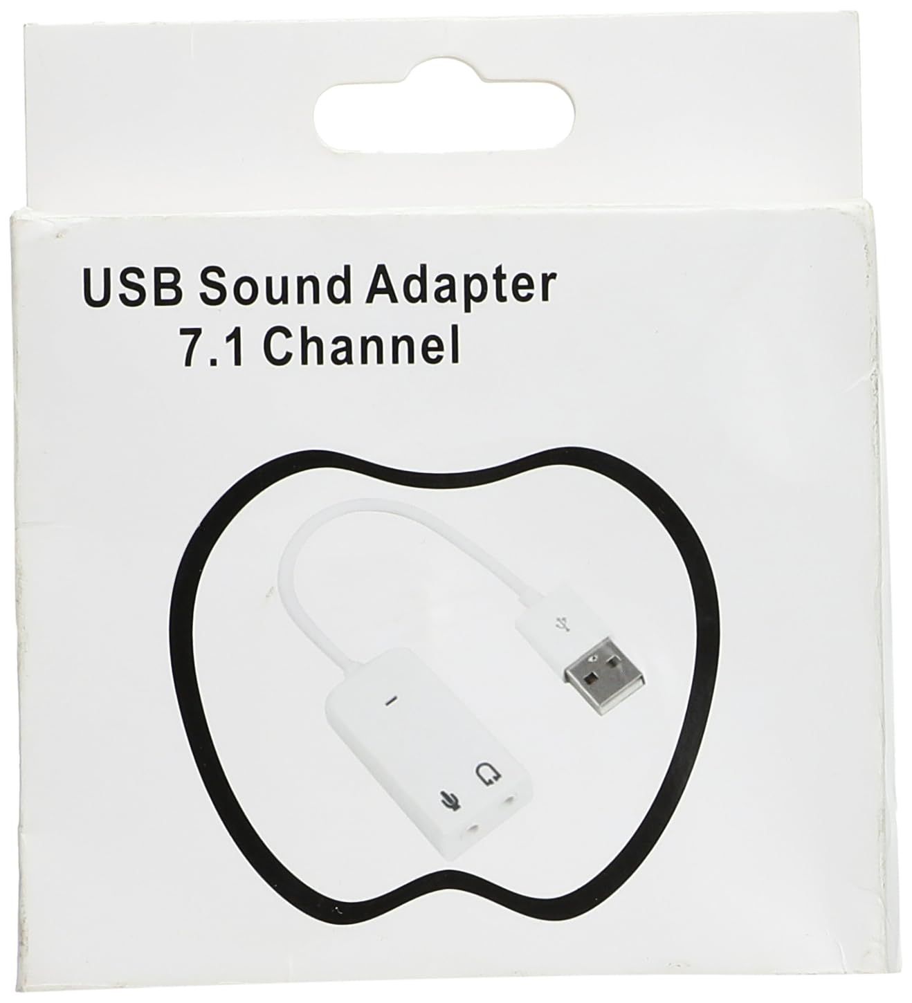 USB 7.1 channel external sound card adapter