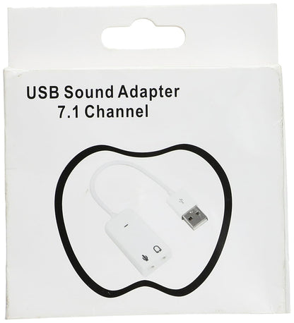 USB 7.1 channel external sound card adapter